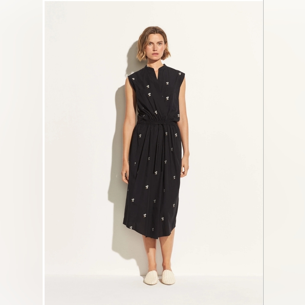 Vince size L Micro Floral Utility Dress